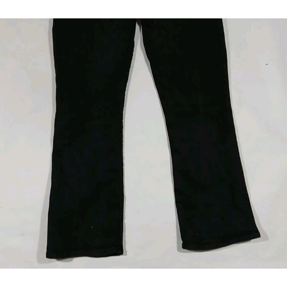 Mother The Hustler Ankle Jeans Size 31 Not Guilty Black High Rise Cotton - Picture 11 of 11